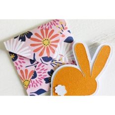 bunny card and envelope
