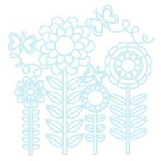 folk flowers