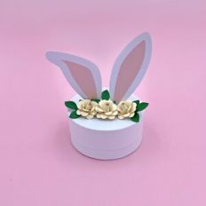 Floral Easter Bunny box Brigadeiro holder- Small