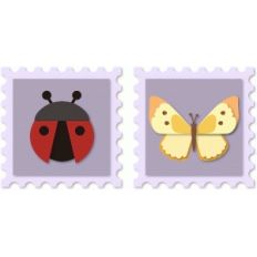 ladybug and butterfly stamps