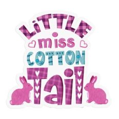Little Miss Cotton Tail Print and Cut