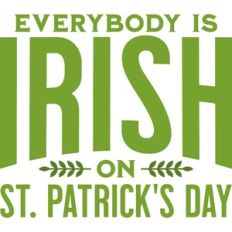 everybody is irish on st. patrick's day