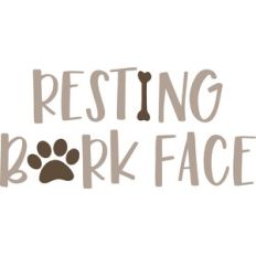 resting bark face