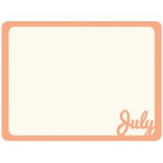 july journaling card