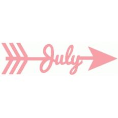 july word arrow