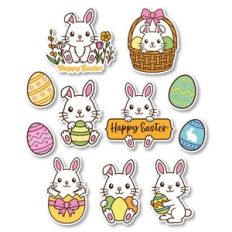 Easter Bunny Stickers