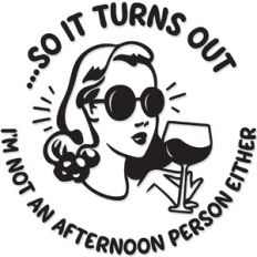 So it turns out I'm not an afternoon person either