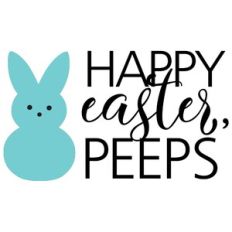 happy easter peeps