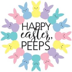 happy easter peeps