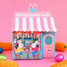 Easter Bunny Cafe 3D Treat Box