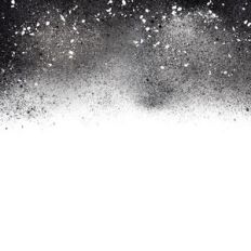 Black Glitter Border Background With Silver Metallic Flakes