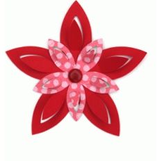 3d lori whitlock layered pop up petal flower