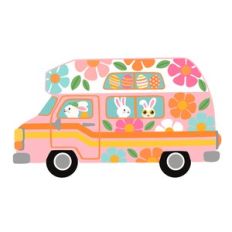 Easter Bunny Camper Van