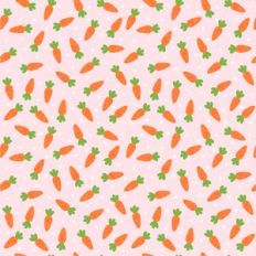 Carrots Easter Background Pattern