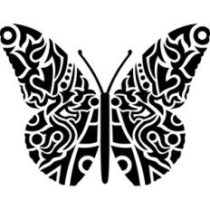 tribal butterfly