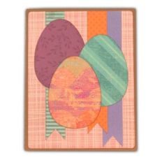 Card A2 Easter Eggs N Flags