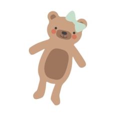 Teddy Bear With Bow
