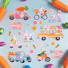 Easter Bunny Adventure Stickers