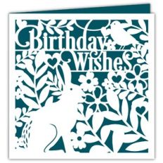 Birthday Wishes Rabbit Card