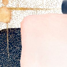 Abstract Watercolor Glitter
