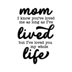 mom i know you've loved me as long as i've lived