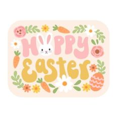 Hoppy Easter Badge