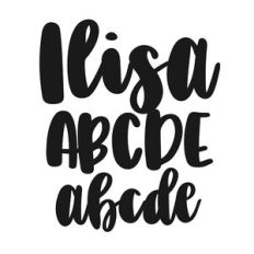 BFC Ilisa Bold Brush Script Font