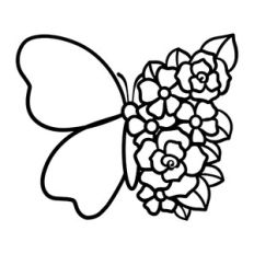 Floral Butterfly