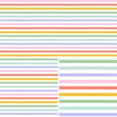 Rainbow Scallop Stripe