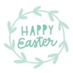 Happy Easter Wreath