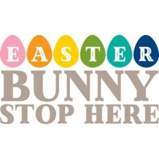 easter bunny stop here