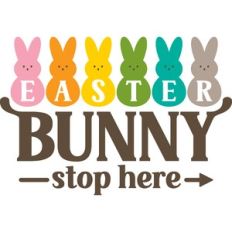 easter bunny stop here