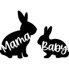 Mama And Baby Bunny