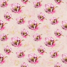 Watercolor Flower Spring Seamless Pattern