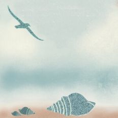 Summer Shore Background