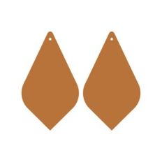 Faux Leather Earrings Template