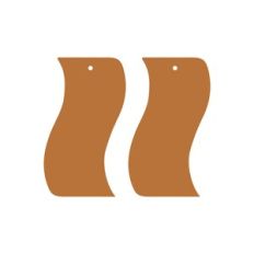 Faux Leather Earrings Template