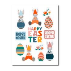 Easter Bunny Gnome Sticker Sheet