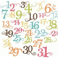 numbers of the month