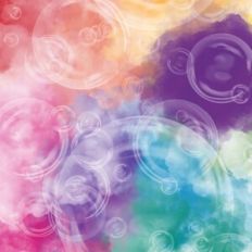 Rainbow Bubble Background