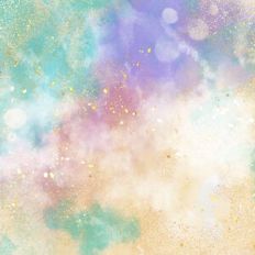 Pastel Rainbow Background Pattern With Gold Metallic Flakes