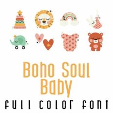 Boho Soul - Baby Full Color Font