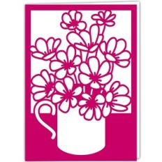 Flowers in a Mug Card
