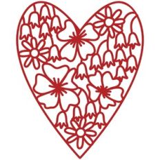 Garden of Flowers Heart