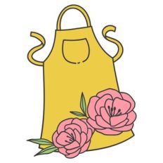 Floral Apron