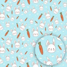 Easter Bunny Pattern 02