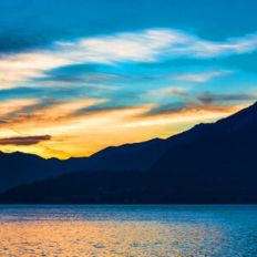 Beautiful summer sunset