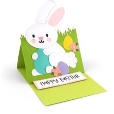 A2 Easel Card Easter Bunny