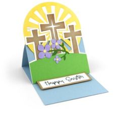 A2 Easel Card Easter Cross