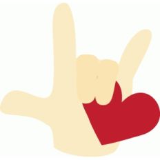 love you hand